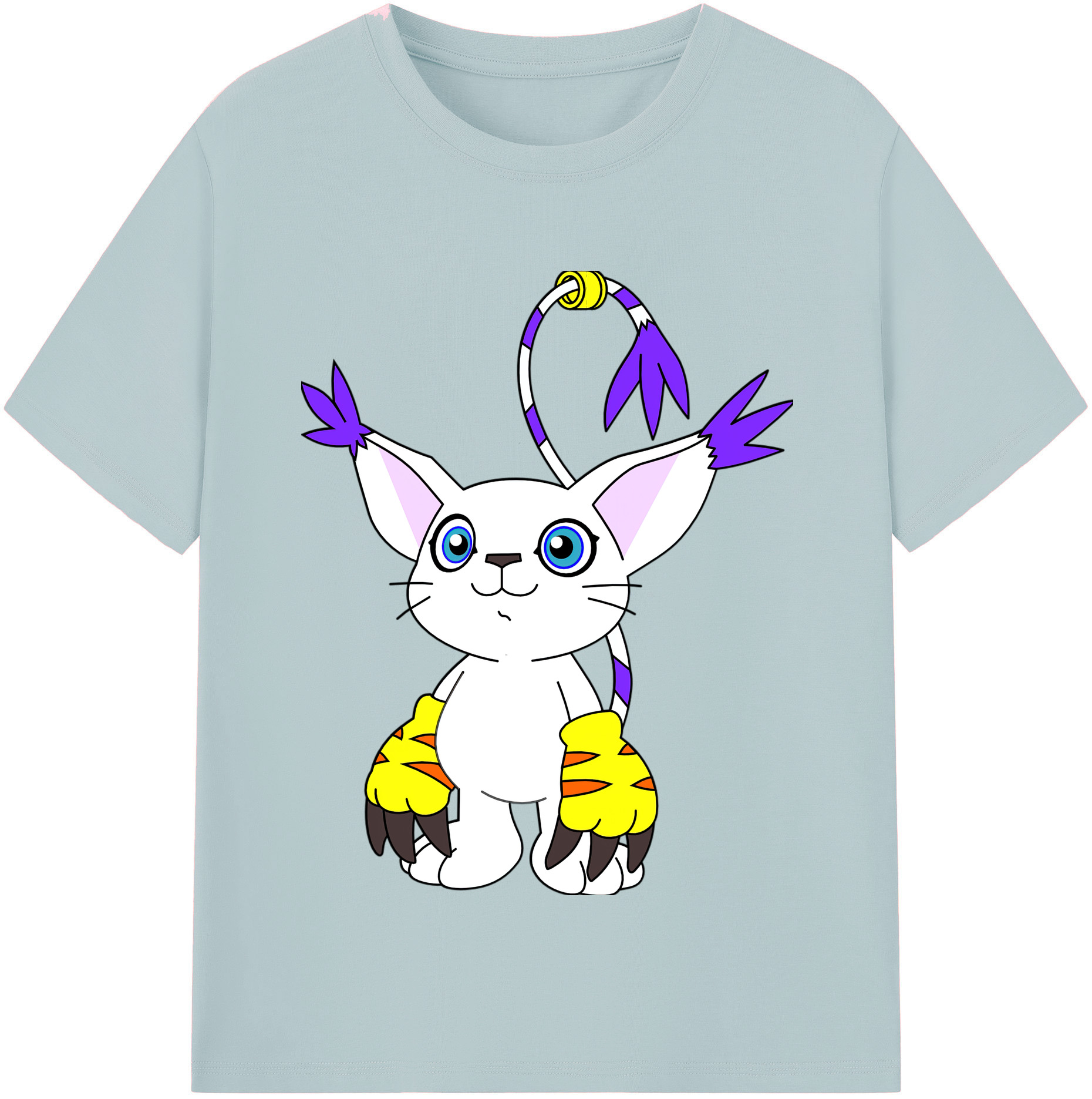 （画像用） Digimon デジタルモンスター/デジモン 綿100％半袖Tシャツ（フロントプリント）
